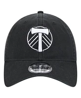 New Era Men's Black Portland Timbers 2025 Kickoff 9TWENTY Adjustable Hat