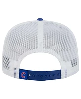 New Era Men's Royal Chicago Cubs 9FIFTY A-Frame Trucker Snapback Hat