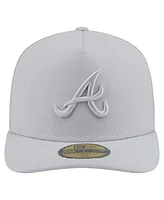 New Era Men's Gray Atlanta Braves Colorpack 59FIFTY Fitted Hat