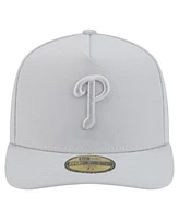 New Era Men's Gray Philadelphia Phillies Colorpack 59FIFTY Fitted Hat