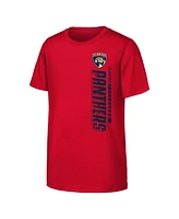 Outerstuff Big Boys and Girls Red Florida Panthers Atmosphere T-Shirt