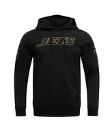 Pro Standard Men's Black New York Jets Classic Chenille Pullover Hoodie
