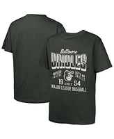 Outerstuff Big Boys and Girls Black Baltimore Orioles Headliner T-Shirt