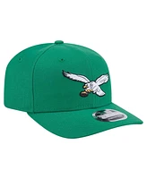 New Era Men's Kelly Green Philadelphia Eagles 9SEVENTY Stretch-Snap Hat