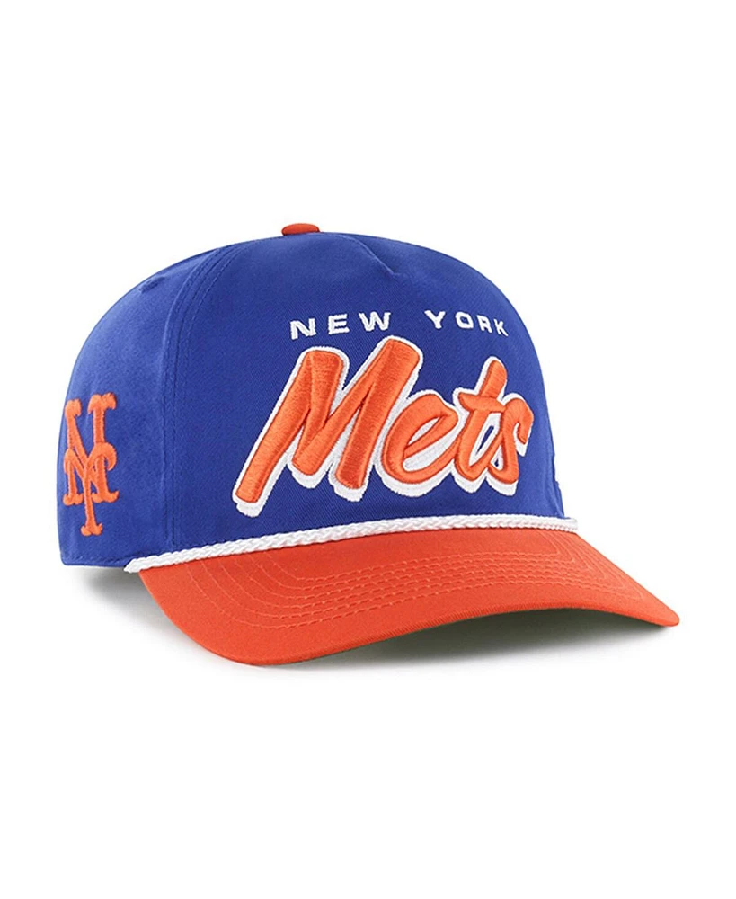 '47 Brand Men's Royal New York Mets Drop Shadow Rope Hitch Adjustable Hat