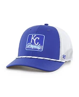 '47 Brand Men's Royal/White Kansas City Royals Scratch Adjustable Trucker Hat