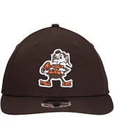 New Era Men's Brown Cleveland Browns Main Low Profile 9FIFTY Snapback Hat