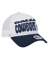 New Era Toddler White Dallas Cowboys Team Printed A Frame 9FORTY Adjustable Hat