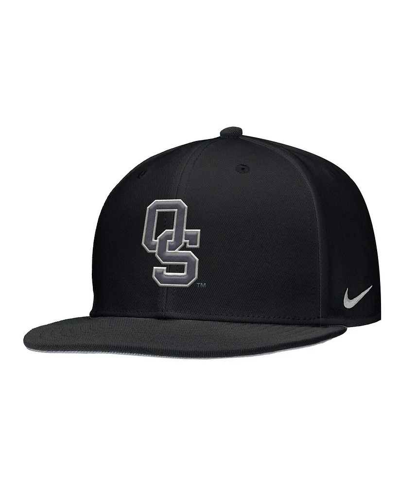 Nike Men's Black Oklahoma State Cowboys Folds of Honor On-Field Baseball Performance Fitted Hat