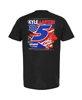 Hendrick Motorsports Team Collection Men's Black Kyle Larson Patriotic Car T-Shirt