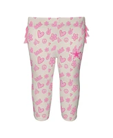 Outerstuff Girls Baby Boys and 2 Piece White Dallas Cowboys All The Love Bodysuit Pants Set