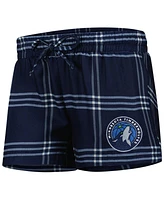 Concepts Sport Women's 2-Piece Minnesota Timberwolves Petition Long Sleeve Top and Shorts Set