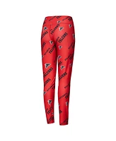 Concepts Sport Women's Red Atlanta Falcons Breakthrough Allover Print Knit Sleep Leggings