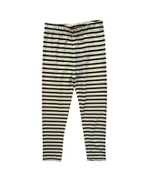 Wes & Willy Baby Boys and Girls Purdue Boilermakers Long Sleeve Top Striped Leggings Set