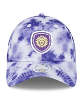 New Era Women's Purple Orlando City Sc Tie-Dye 9TWENTY Adjustable Hat