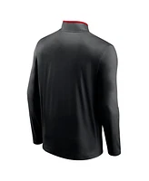 Fanatics Men's Black D.c. United Lineup Quarter-Zip Jacket