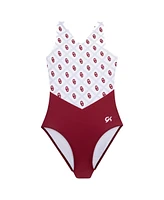 Gk Elite Big Girls Crimson Oklahoma Sooners Replica Leotard