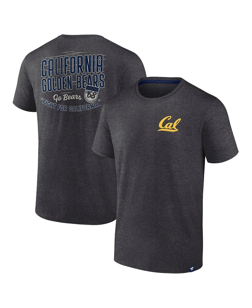 Fanatics Men's Heather Charcoal Cal Bears Iconic T-Shirt