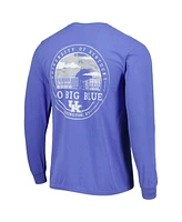 Image One Men's Royal Kentucky Wildcats Circle Campus Scene Long Sleeve T-Shirt