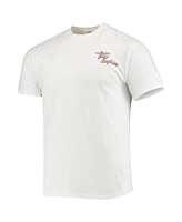 Image One Men's White Texas Longhorns Mascot Bandana T-Shirt