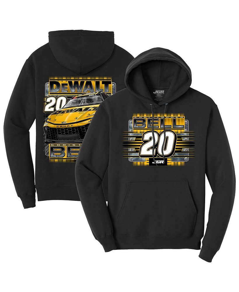Joe Gibbs Racing Team Collection Men's Charcoal Christopher Bell Dewalt Pullover Hoodie