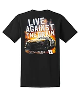 Richard Childress Racing Team Collection Men's Black Kyle Busch 8 Rebel Live Against The Grain T-Shirt