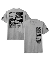Hendrick Motorsports Team Collection Men's Heather Gray Chase Elliott Napa Flag T-Shirt