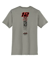 Team Penske Men's Gray Ryan Blaney Lifestyle T-Shirt