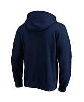 Fanatics Mto Label Men's Navy Milwaukee Brewers Heart Soul Pullover Hoodie