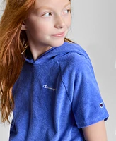 Champion Big Girls Terry Smocked-Waist Pullover Hoodie
