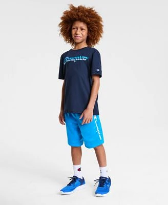 Champion Big Boys Logo Graphic T Shirt Lightweight Shorts