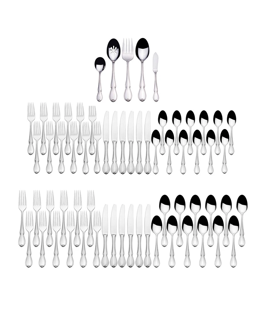Mikasa Marseille 65-Piece Flatware Set, Service for 12