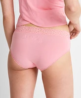 State of Day Women's Cotton Blend Lace-Trim Hipster Underwear, Created for Macy's