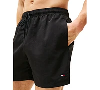 Tommy Hilfiger Men's Long Drawstring 7" Swim Trunks