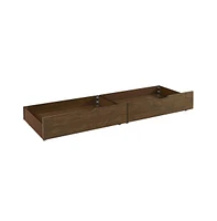 Westwood Design Olivia Wood Storage Drawers in Rosewood Brown (Set of 2)