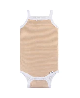 Gerber Baby Girls 4-Pack Sleeveless Onesies Bodysuits