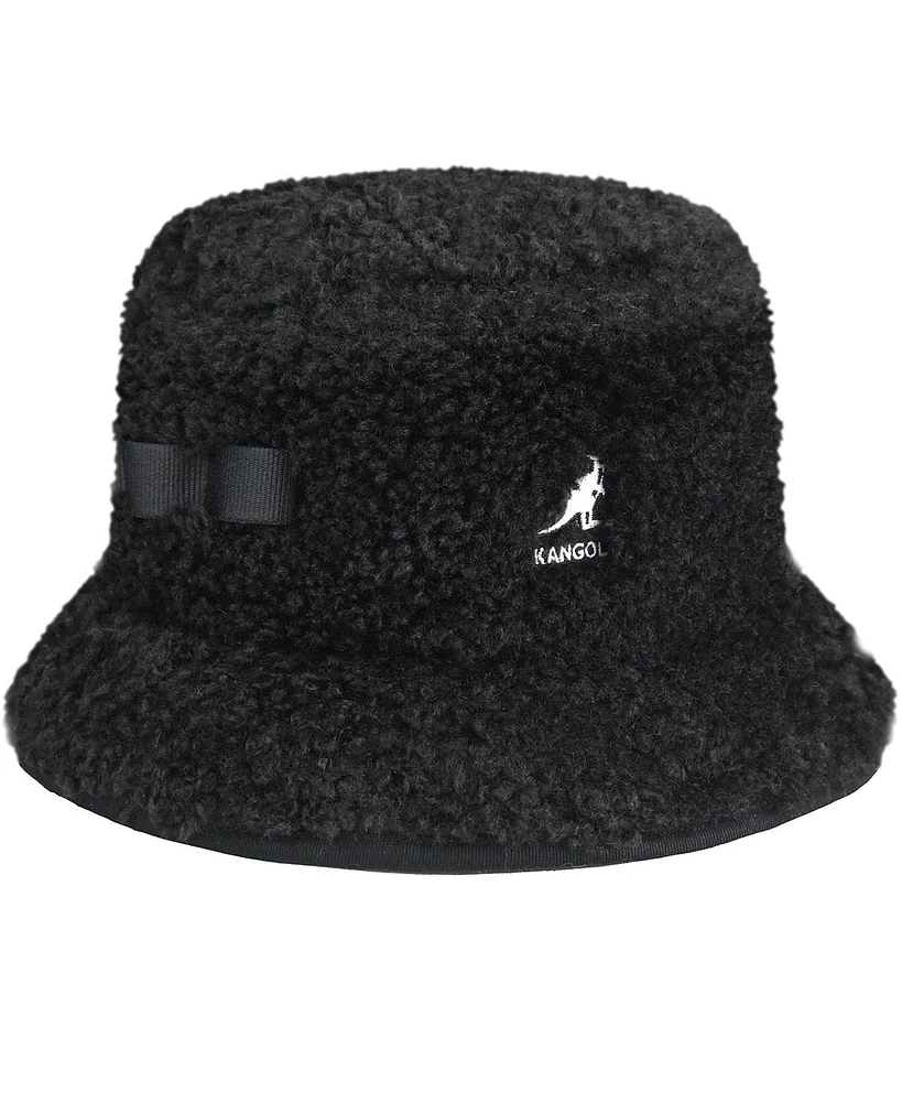 Kangol Men's Faux Shearling Utility Bucket Hat