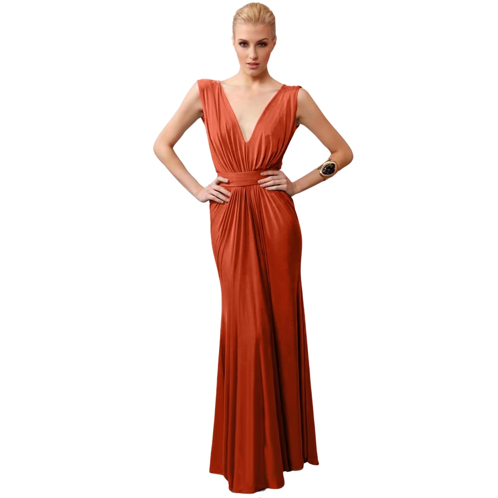 Pia Gladys Perey Women's V-Neck sheer Dress