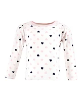 Hudson Baby Baby Girls Hudson Long Sleeve T-Shirts Mommy Pink Navy, Months