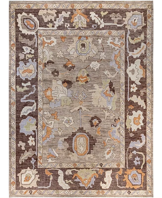 Adorn Hand Woven Rugs Colorful Oushak M1945 10'2''x13'9'' Area Rug