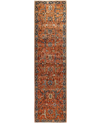 Adorn Hand Woven Rugs Serapi M1945 2'7''x10' Runner Area Rug