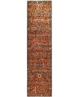 Adorn Hand Woven Rugs Serapi M1945 2'7''x10' Runner Area Rug