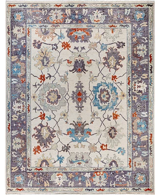 Adorn Hand Woven Rugs Colorful Oushak M1945 9'2''x11'10'' Area Rug