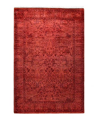 Adorn Hand Woven Rugs Fine Vibrance M885 4'2''x6'2'' Area Rug