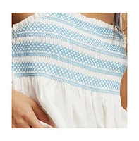 Cotton On Women's Shirred Woven Sleep Set