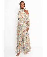 Petal and Pup Women's Hilary Pleated Maxi Dress