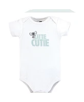 Hudson Baby Boys Cotton Bodysuits, Daddy Koala, Preemie