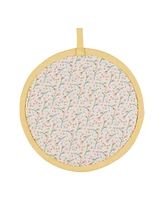 Design Imports Spring Bunny Cotton Potholder and Dishtowel Gift Set