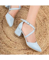 Dolly Low Block Heel Pumps