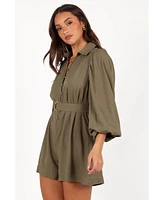 Petal and Pup Women's Louise Belted Romper